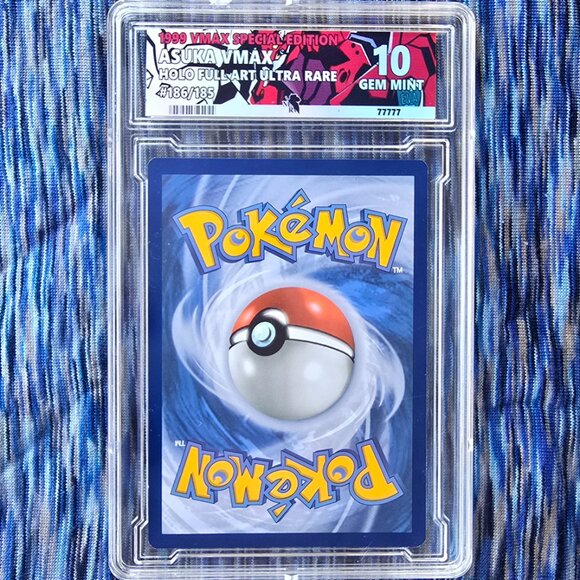 Asuka Langley Pokemon Card w/ Custom Slab - Picture 8 of 9